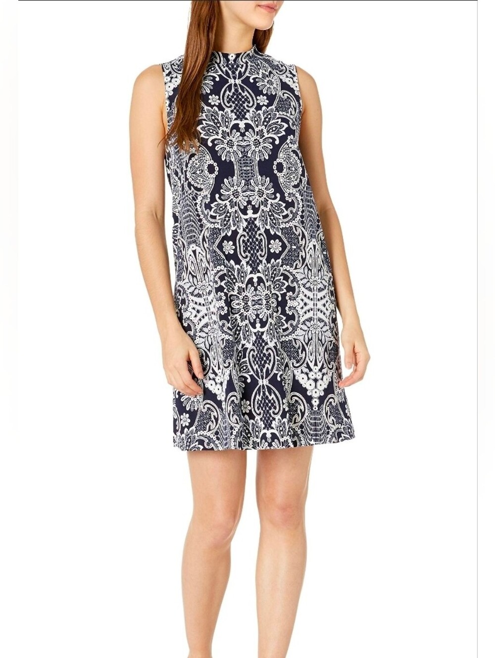 Embroidered A-Line Dress